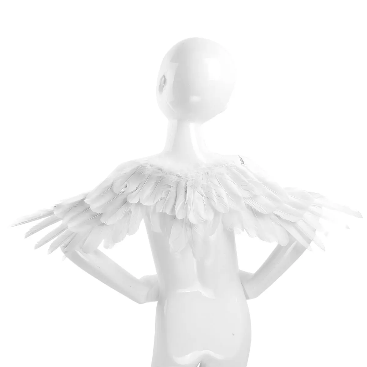 Крылья Ангела из перьев для женщин и девочек Карнавальный костюм танцевальной