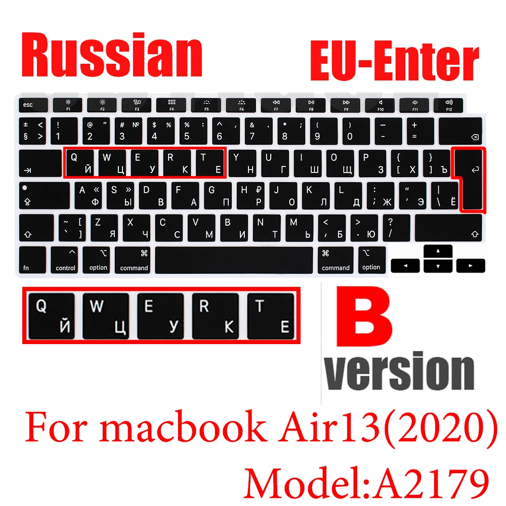 Чехол для ноутбука macbook Air13 2020 чехлы клавиатуры New Air13.3 чехол 13 дюймов A2179