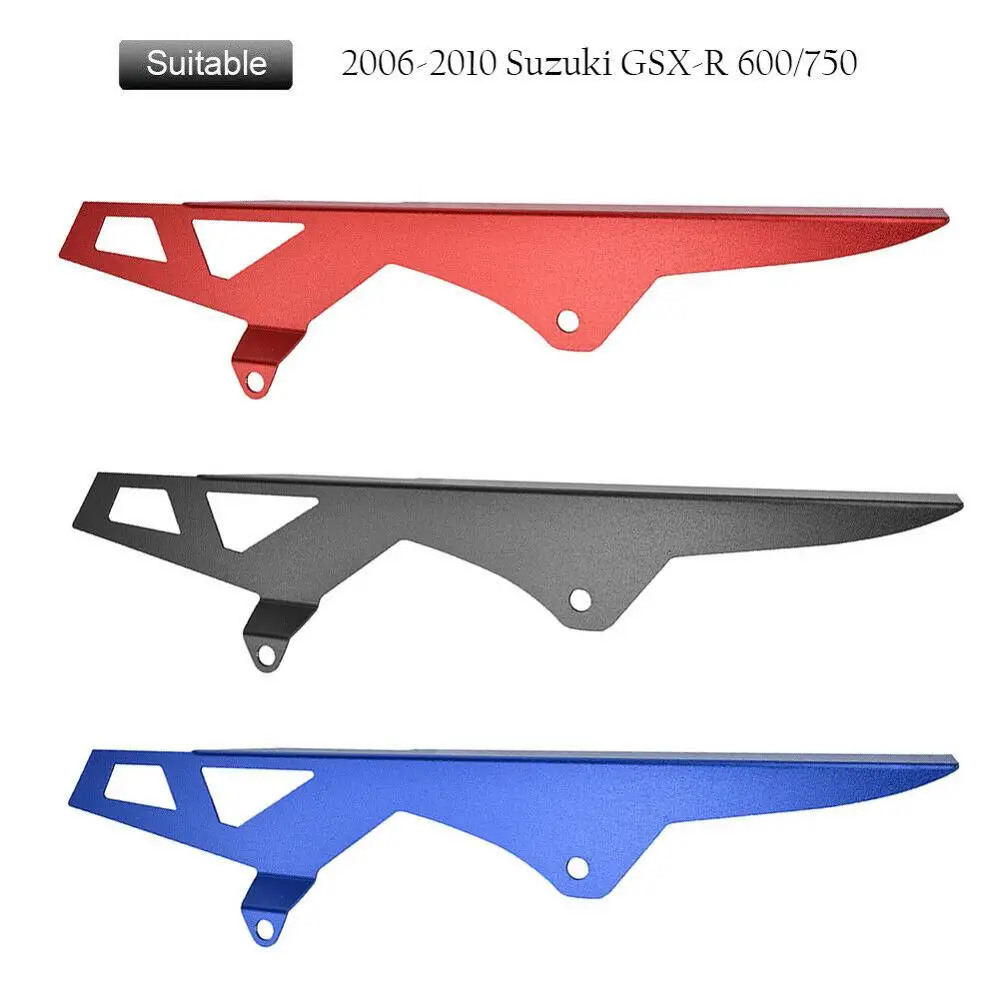 

GSXR600 GSXR750 Motorcycle CNC Aluminum Chain Sprocket Guard Fairing Cover Protector Fender For Suzuki GSXR 600 K6 K8 2006-2010