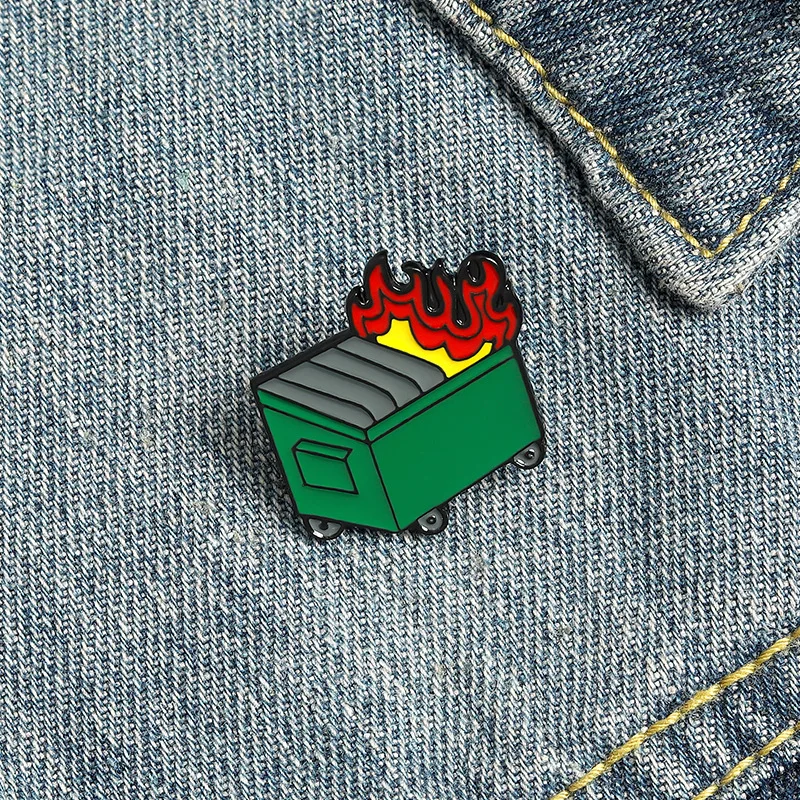 

K2400 Fire Creativity Enamel Pins Badge for Backpack Collar Lapel Pin Hat Jewelry Gifts for Friends