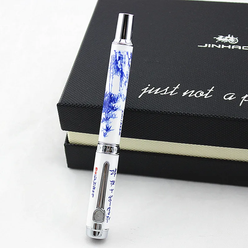 Jinhao 950 керамика белый роллер ручка Красивая Точка качество подарок Бизнес