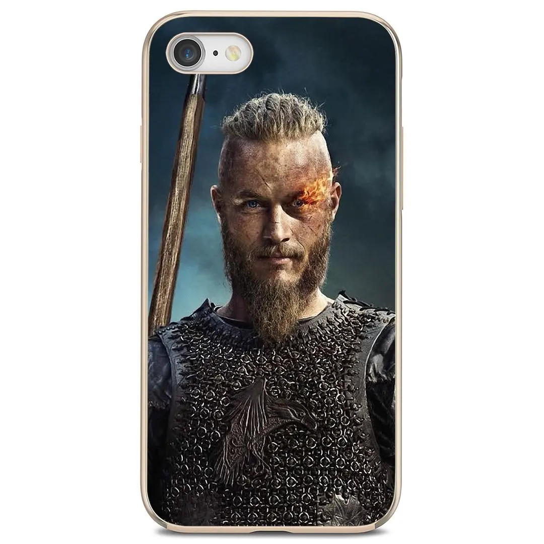 Силиконовый чехол для Xiaomi mi Redmi Note 3 4 4X 5 6 7 8 8t 9 9s 9t 10 pro lite Ragnar-Lothbrok-Vikings | Мобильные