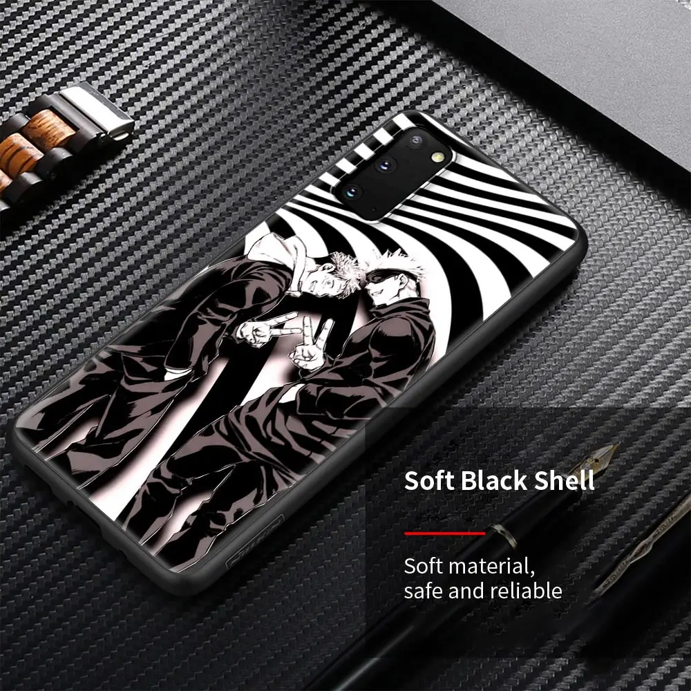 

Cartoon Anime Silicone Soft Case for Samsung Galaxy S21 S20 FE S20 Utra Plus Luxury Cover S10 S10E S9 S8 Plus Coque