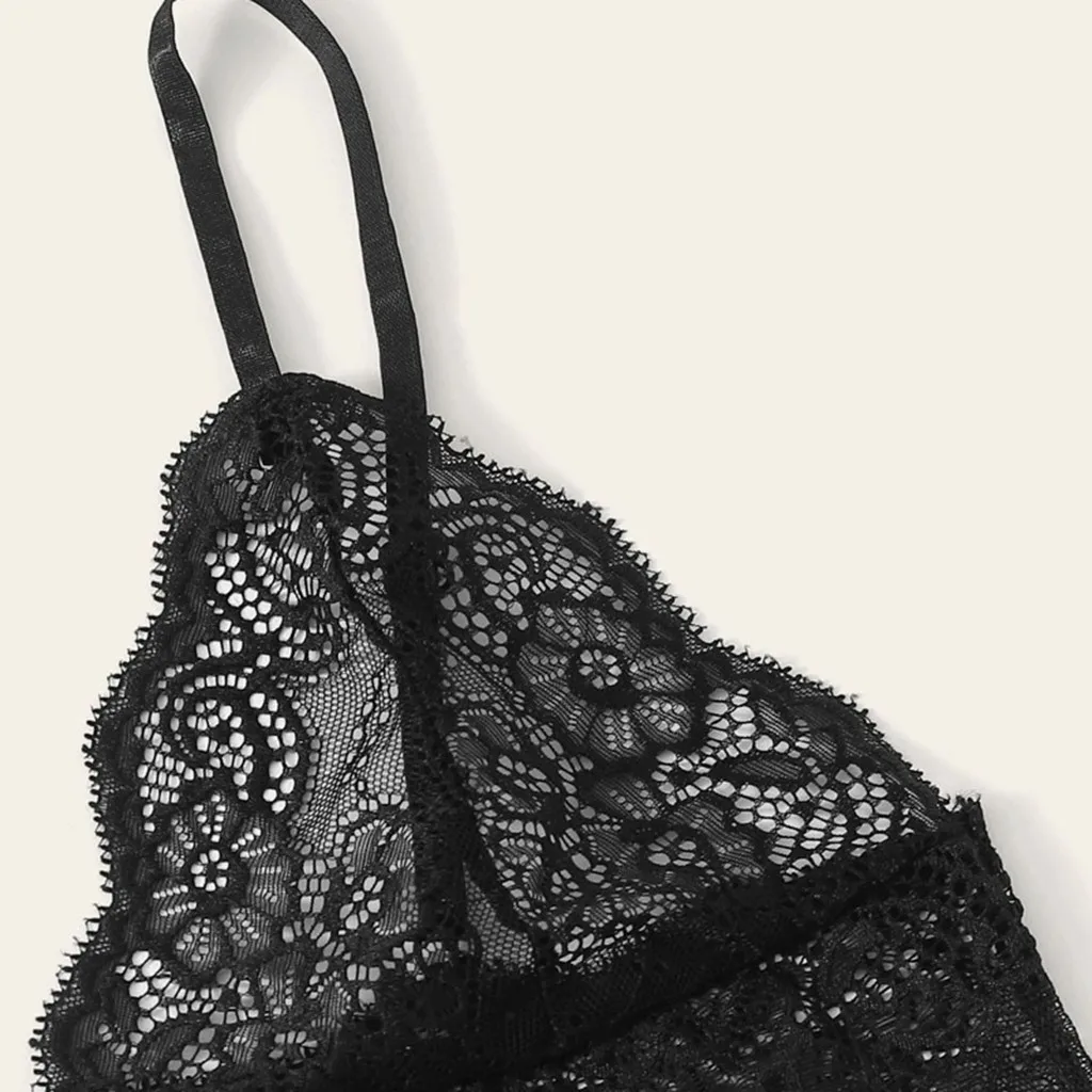 Женское сексуальное нижнее белье кружевной комплект Babydoll с открытым