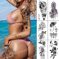 art tattoo stickers edges owl translation tattoos sexy girls small butterflies flash waterproof under breast body wings tattoos