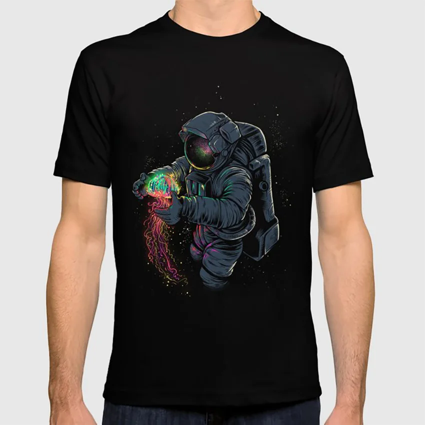 Jellyspace футболка поп арт сюрреалистичность люди sci fi пространство jellyspace космонавты