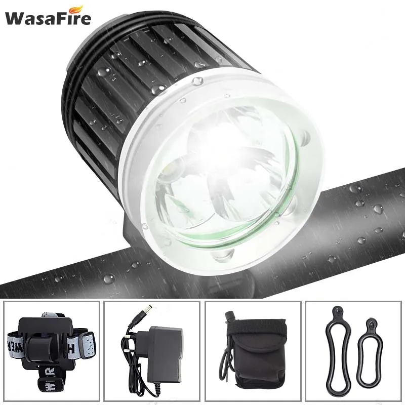 Wasafire 3 * xml T6 светодиодный головной светильник 4000Lm режима горный велосипед