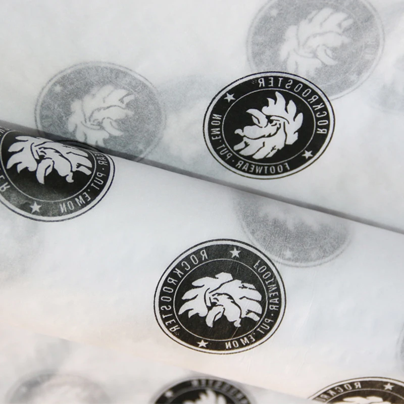 

Оптовая продажа, 1000 шт./лот, влагостойкая оберточная бумага, сэндвич, Рождественская упаковка для вина, печатный логотип