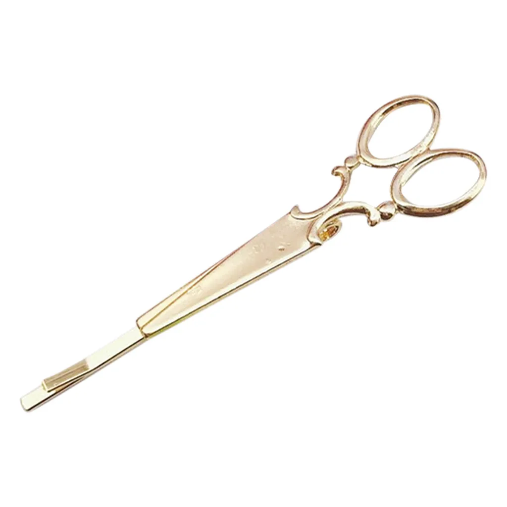 Ножницы с металлическим украшением творческий повязка Для женщин заколка для
