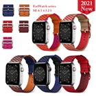 Ремешок прыгающий для Apple Watch Band, нейлоновый спортивный браслет для Apple Watch Series 6SE 5 4 3 2, 38 мм 40 мм 44 мм 42 мм