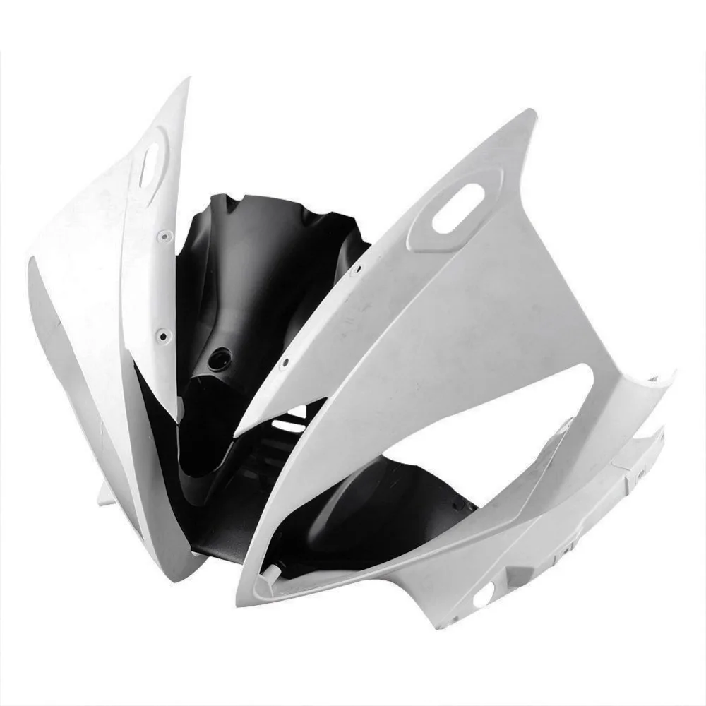 Неокрашенный Белый Мотоцикл Передний хомут нос обтекатель для 06 07 Yamaha YZF R6 2006 2007 DIY