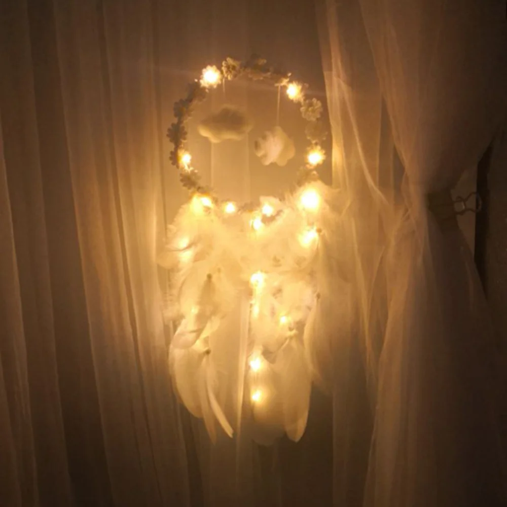 С возможностью креативного самостоятельного выбора между белые перья Samll цветок