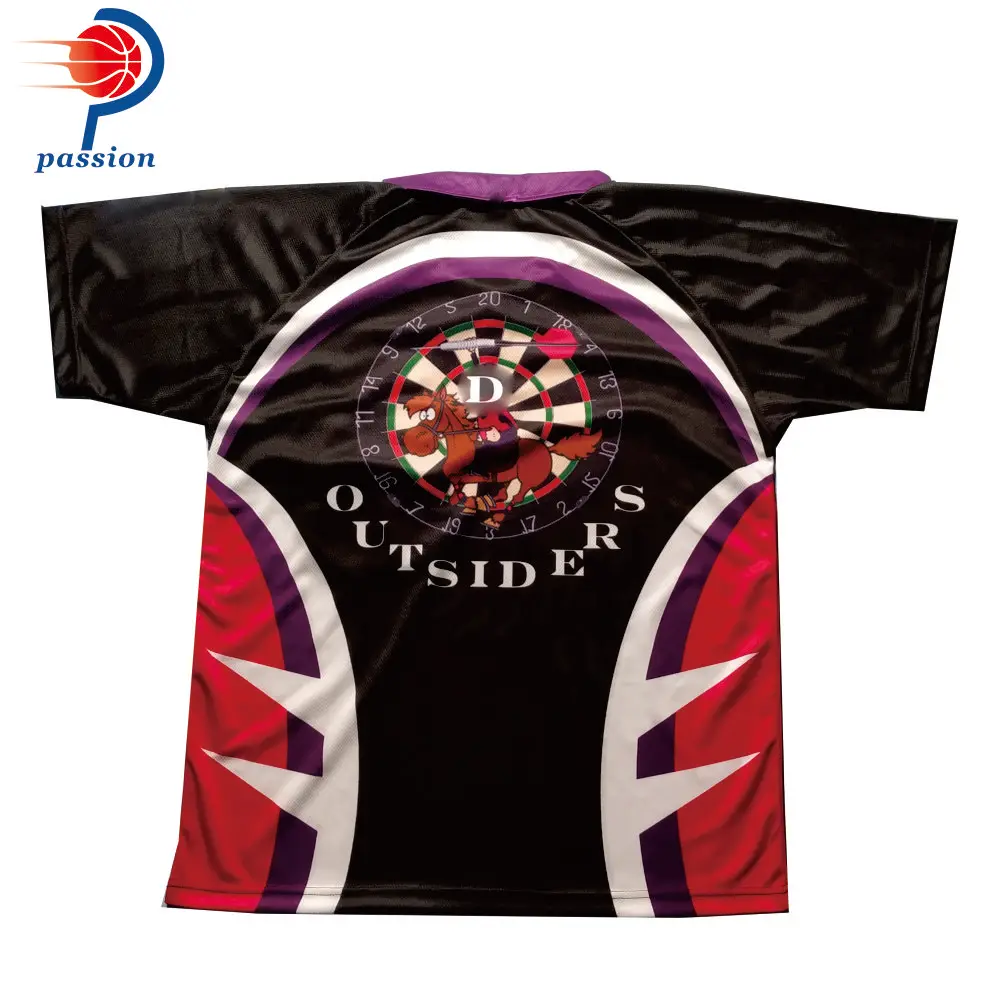 $25 USD Each 3 пуговицы вверх под заказ сублимационная печать черные красные белые