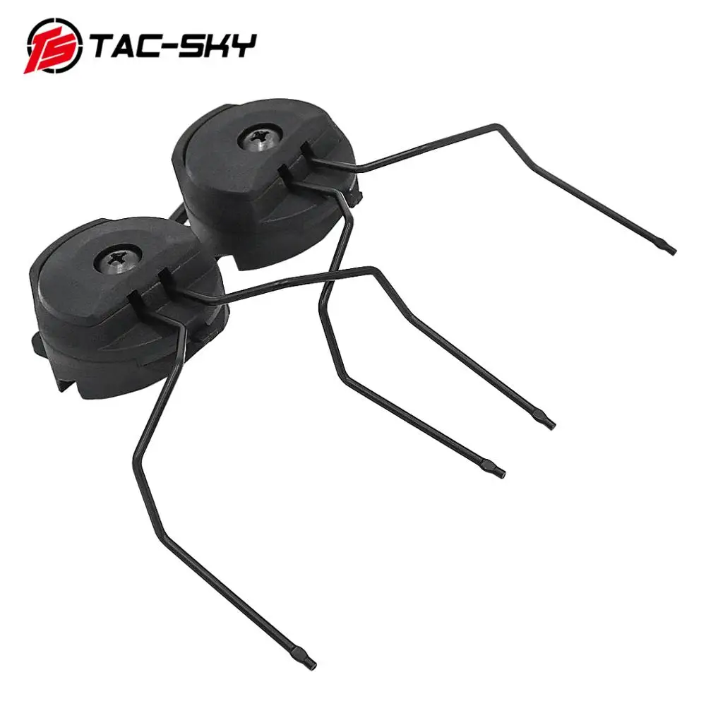 Tactical headset TAC-SKY TEA Hi-Threat Tier 1 silicone earmuffs noise pickup military headset +u94 PTT and ARC helmet bracket