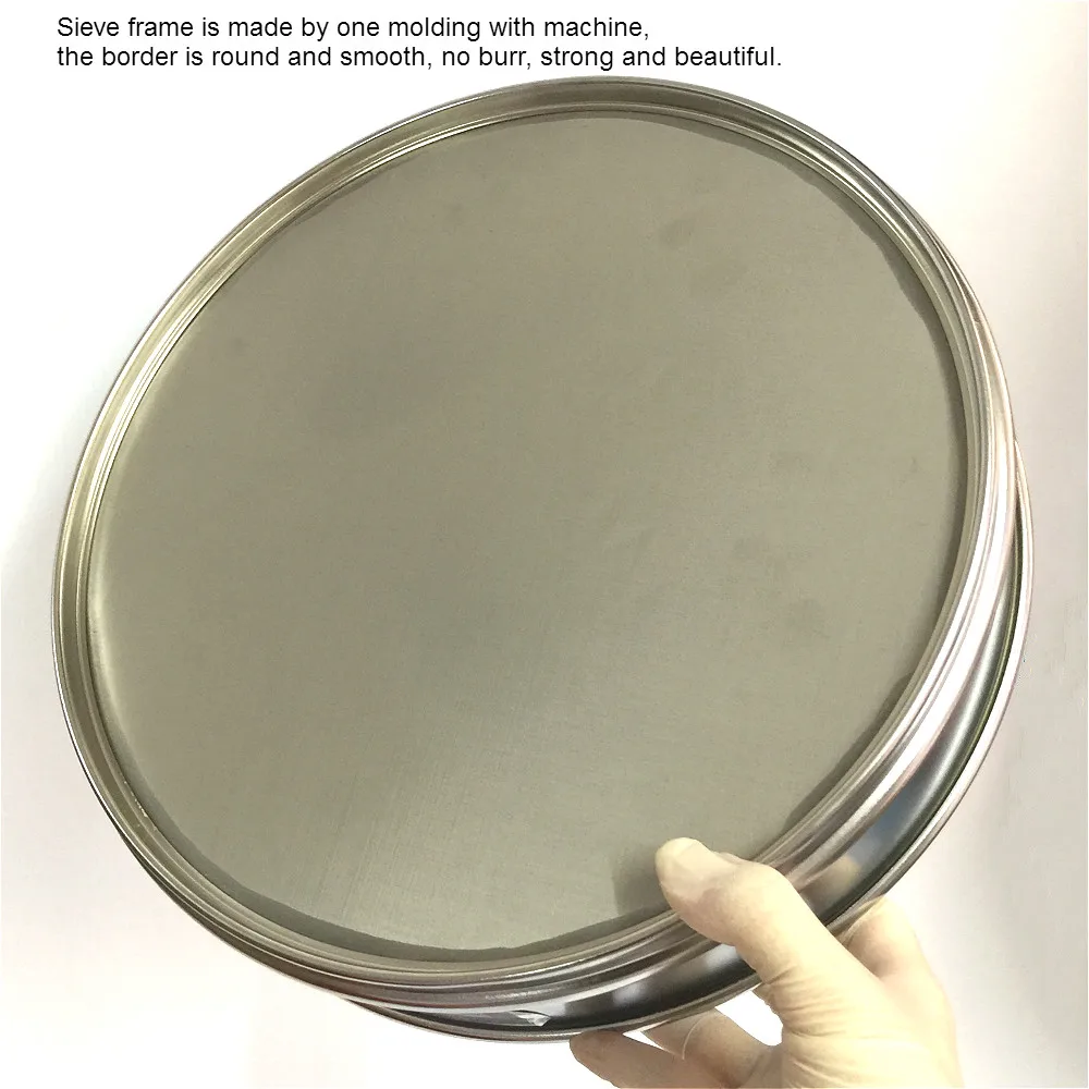 Стандартный Лабораторный тестовый сито проверка образцов сетчатый фильтр с