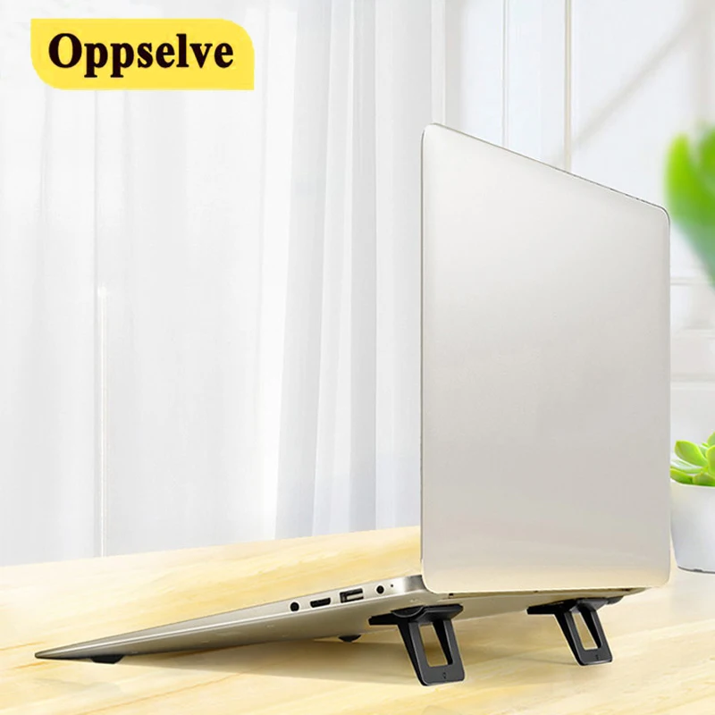 

2pcs Adjustable Travel Mount Portable Invisible Mini Tablet Stand Riser for PC Universal Desktop Keyboard Holder for Macbook Pro