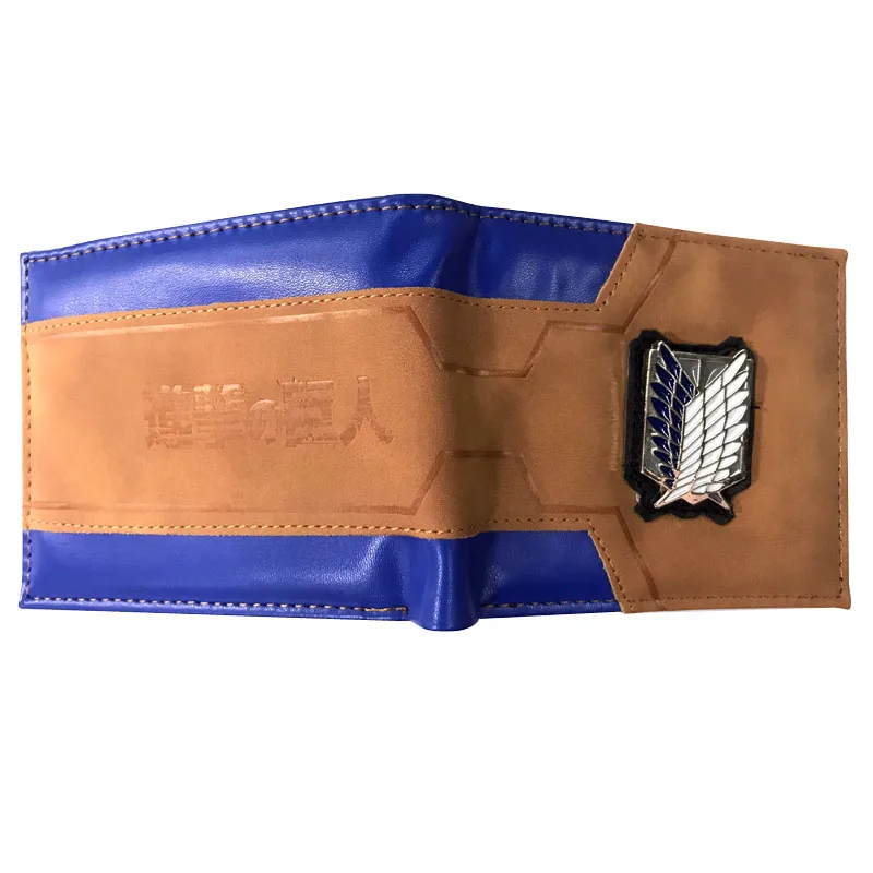 Короткий кошелек атака на Титанов крутой дизайнерский бумажник двойного