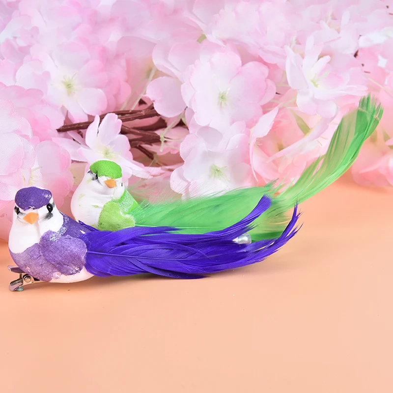 

1 шт. новый искусственный попугай лес птица мини-модель животного сад газон фотоукрашение