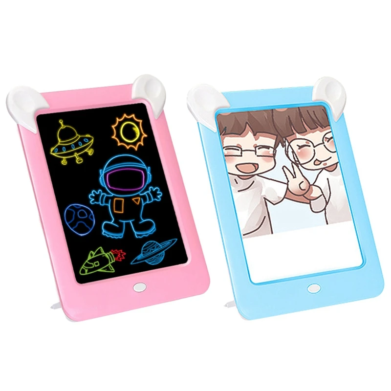 Волшебная доска для рисования детей и взрослых 3D светодиодный знак панель