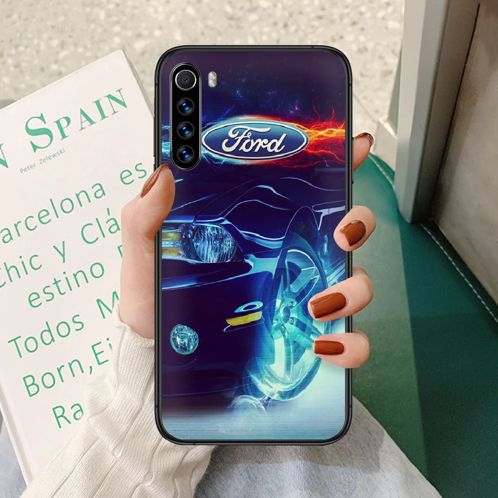 

Ford Mustang car Phone case For Xiaomi Redmi Note 4A 4X 5 6 6A 7 7A 8 8A 4 5 5A 8T Plus Pro black back 3D bumper painting prime