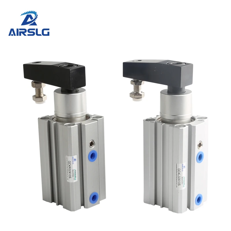 QCK12 QCK16 QCK20 QCK25 Airtac Тип двойного действия 12 мм Диаметр Поворотный Зажим цилиндра