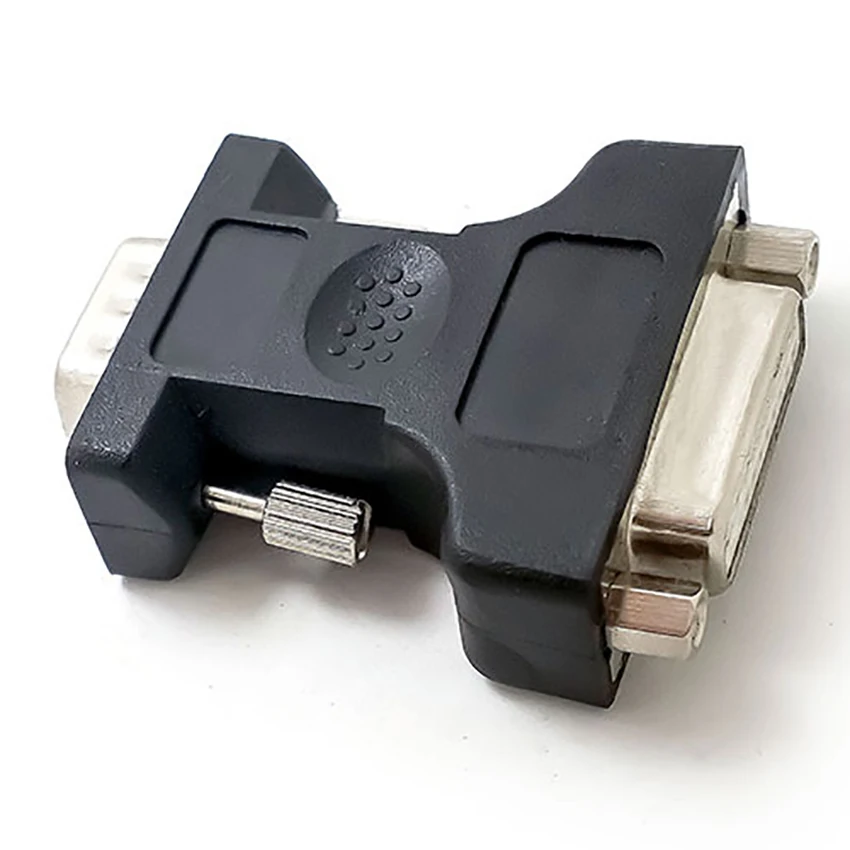 

DVI to VGA Cable Adapter - Black - DVI Male to VGA Female Adapter DVI 24+5 Port Converter for Your VGA Monitor or Display