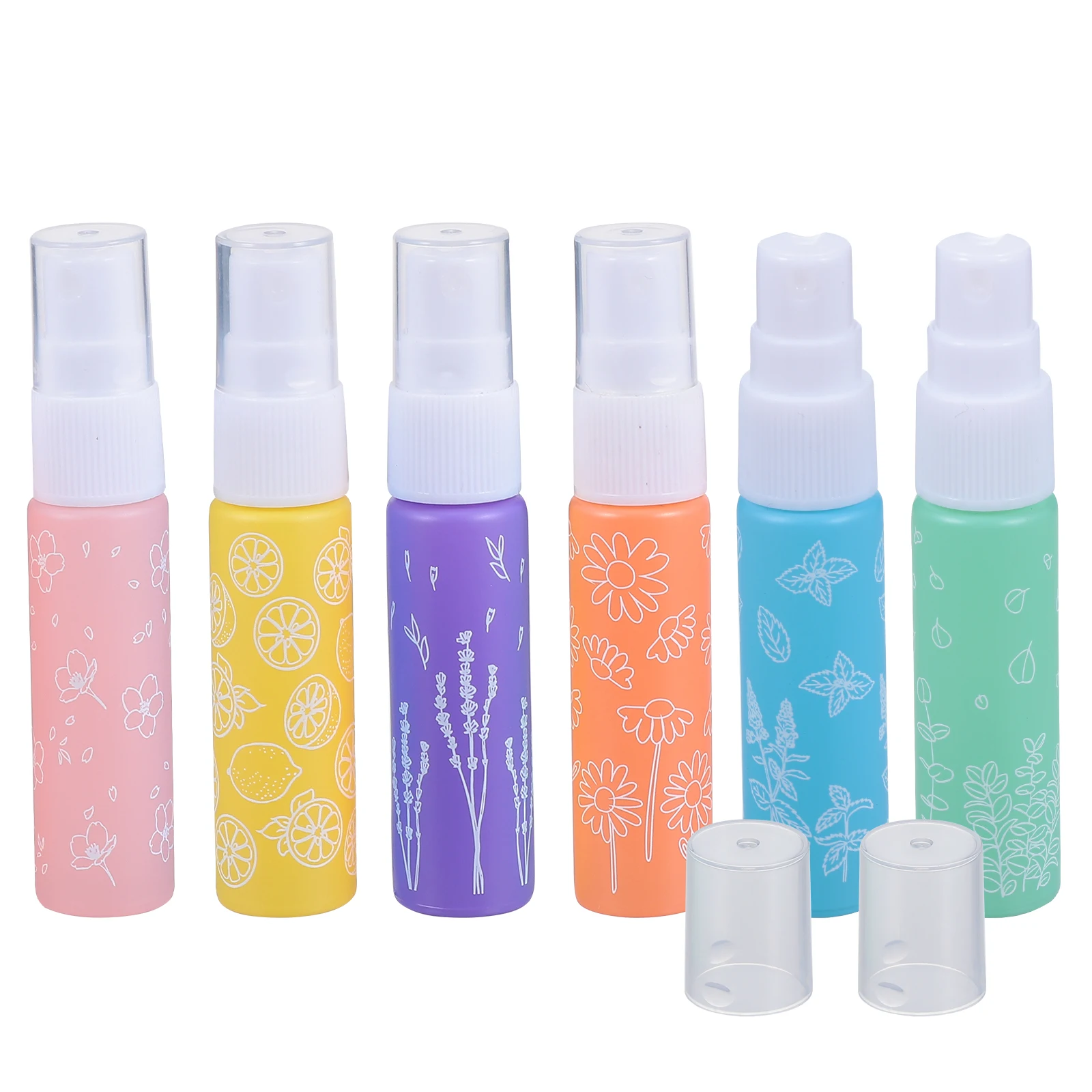 

6pcs Roller Bottles Essential Oil Roll-On Bottle Thickened Glass Container Roller Bottles Essential Oil Spray Bottles
