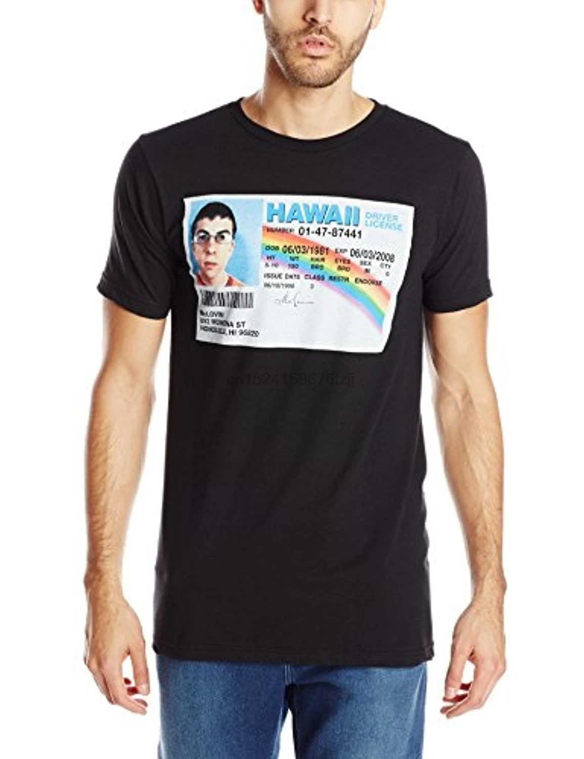 Мужская футболка Superbad Driver Navy (50_50) с лицензией (ColorHeather) | одежда