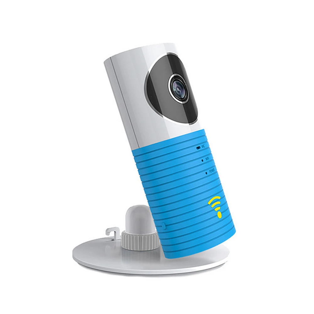 Blue OWGYML Домашняя безопасность 720P HD умная собака Wifi IP камера Многофункциональный монитор домофон умный телефон аудио камера ночного видения - Color: Blue