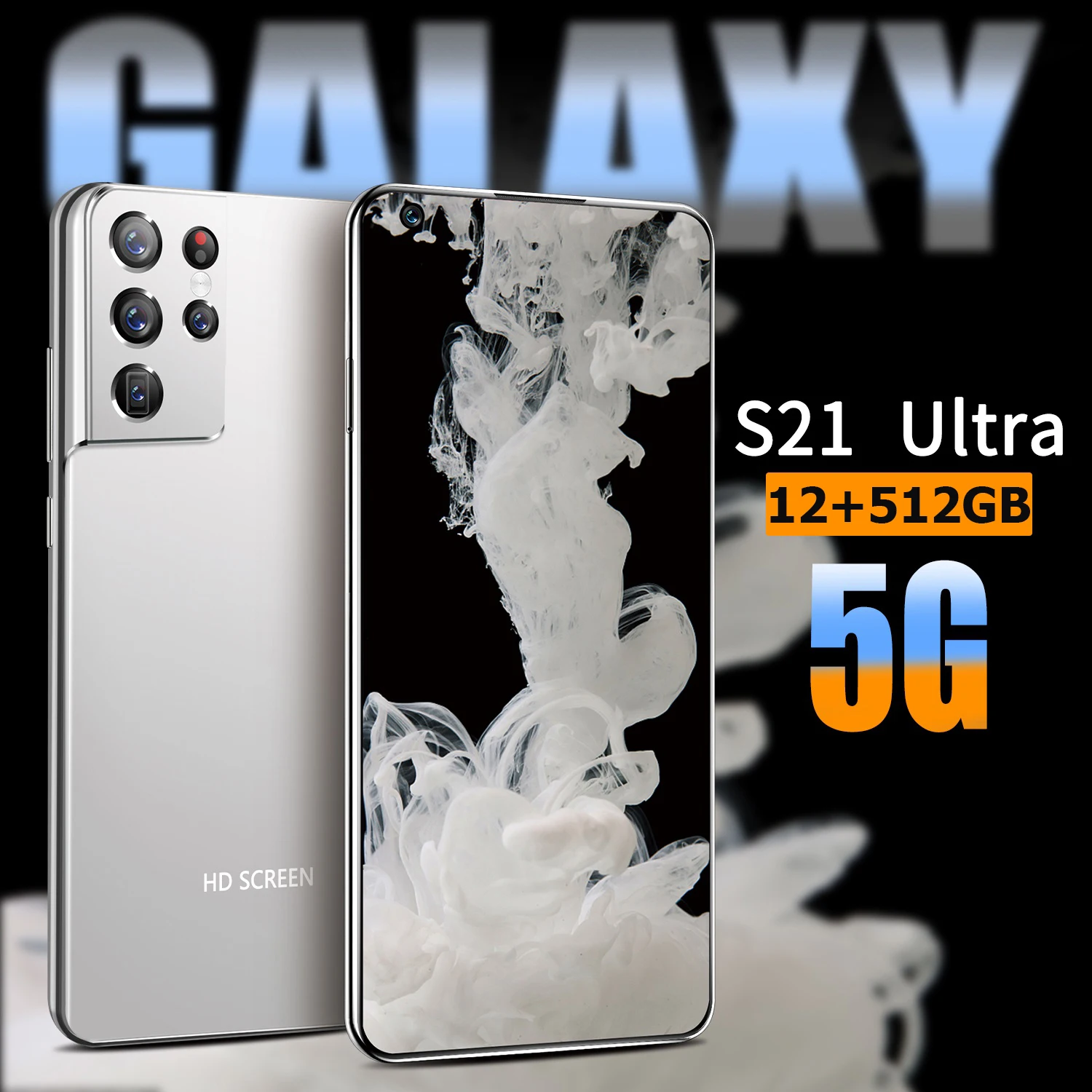 

Galay S21 Ultra 7.3 Inch Game Smartphone Phone Unlock Global Version 5G Android 24+48MP 12+512GB Celulares Smart Phone Cellphone