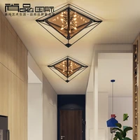 nordic postmodern glass diamond ceiling lamp for dinning room kitchen restaurant suspension luminaire