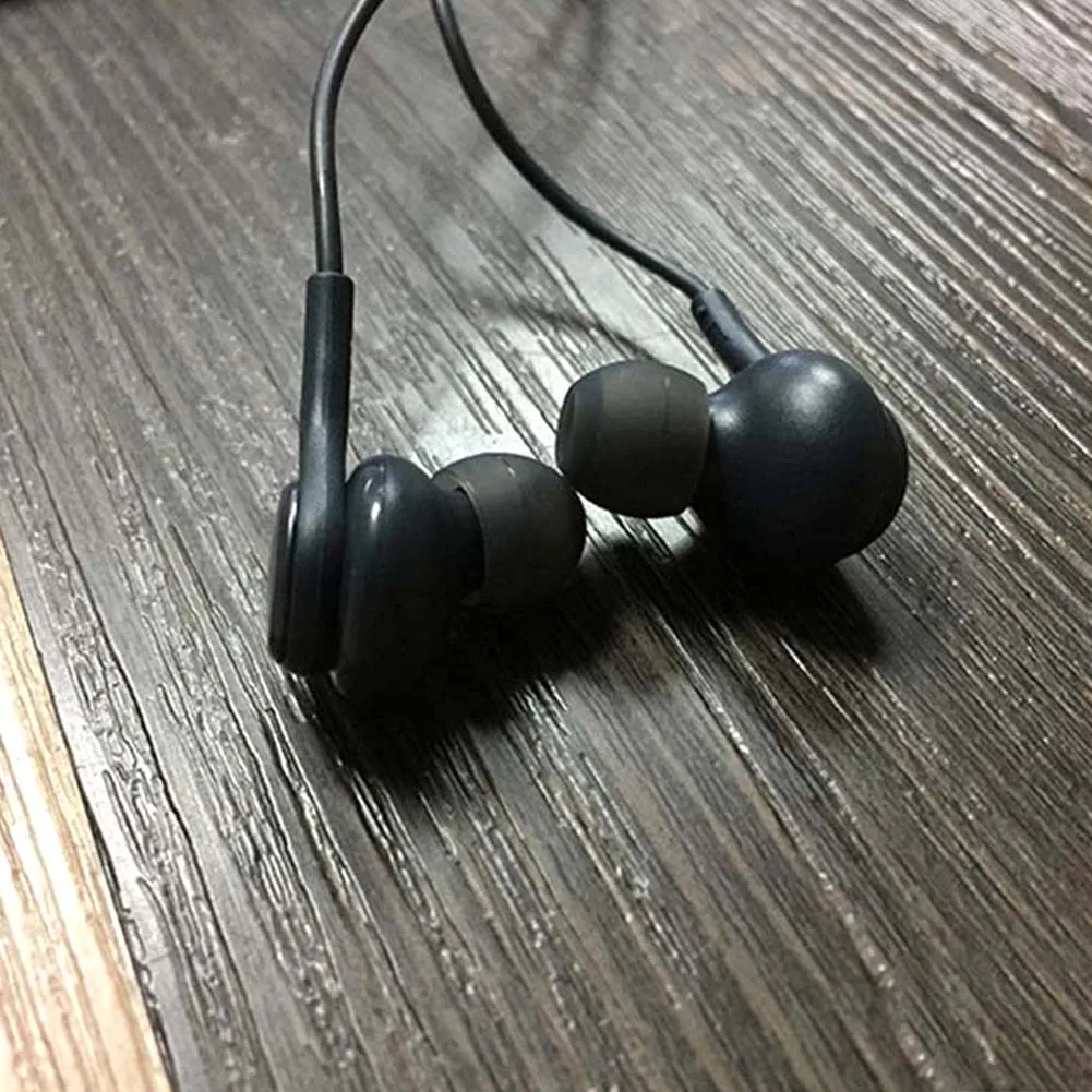 Classic Earphone with Microphone wheat bass Good Sound Wired Earpiece 3.5mm Audio Headpiece for Samsung S8+ s8plus #0102 | Электроника