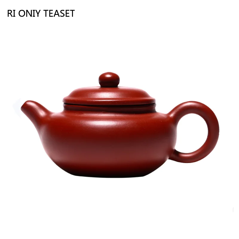 

230 мл традиционное исинское пурпурное Глиняное чайное горшки сырая руда Dahongpao античный чайник Zisha фильтр красивый чайник китайский чайный н...