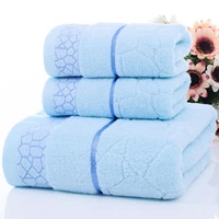 geometric towels set comfortable 100 cotton bath thick cotton shower bathroom home spa face towel towels for adults handtuch