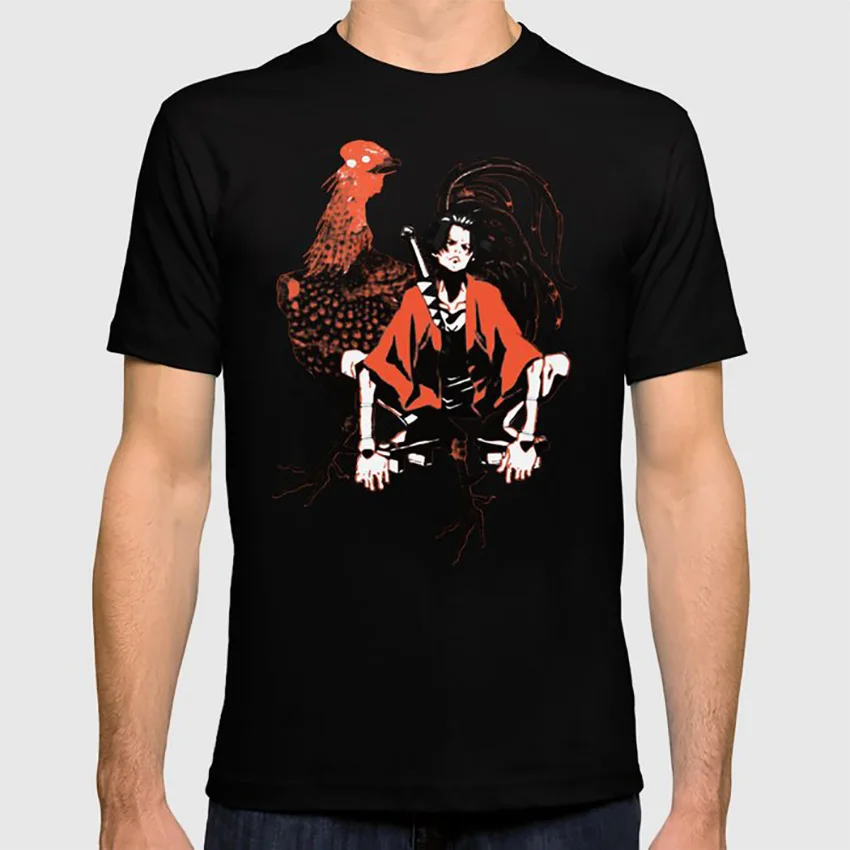 Самурай Чамплу футболка комиксов фантастического| |