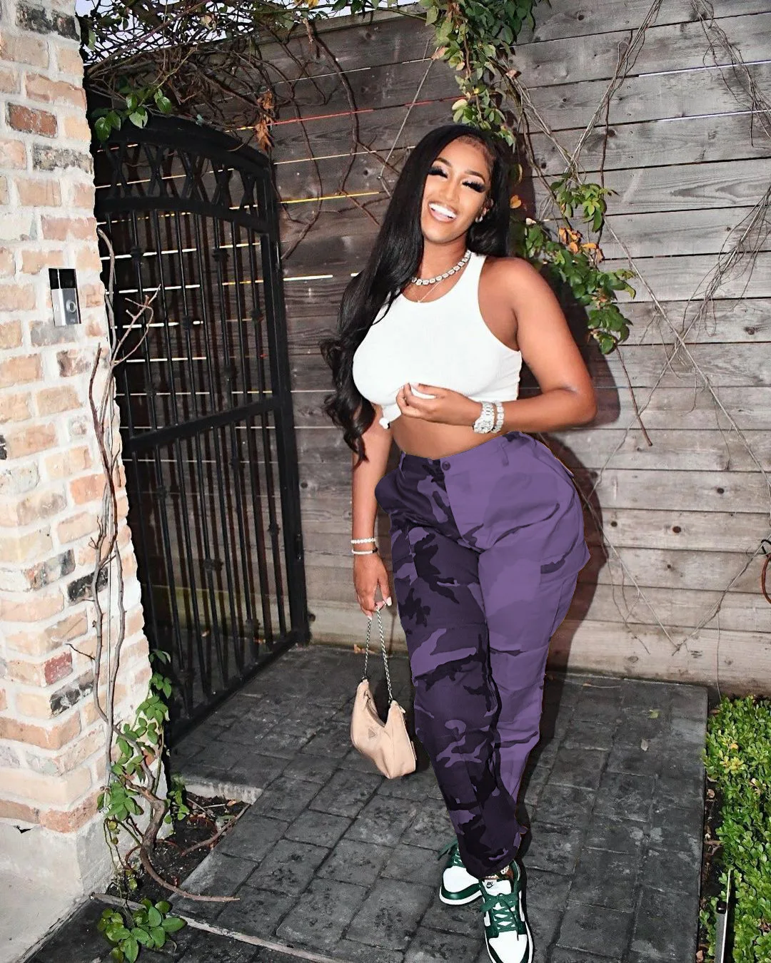 

Casaul Women Jogger Pants Cargo Pants Streetwear High Waist Winter Clothes For Women Outfit