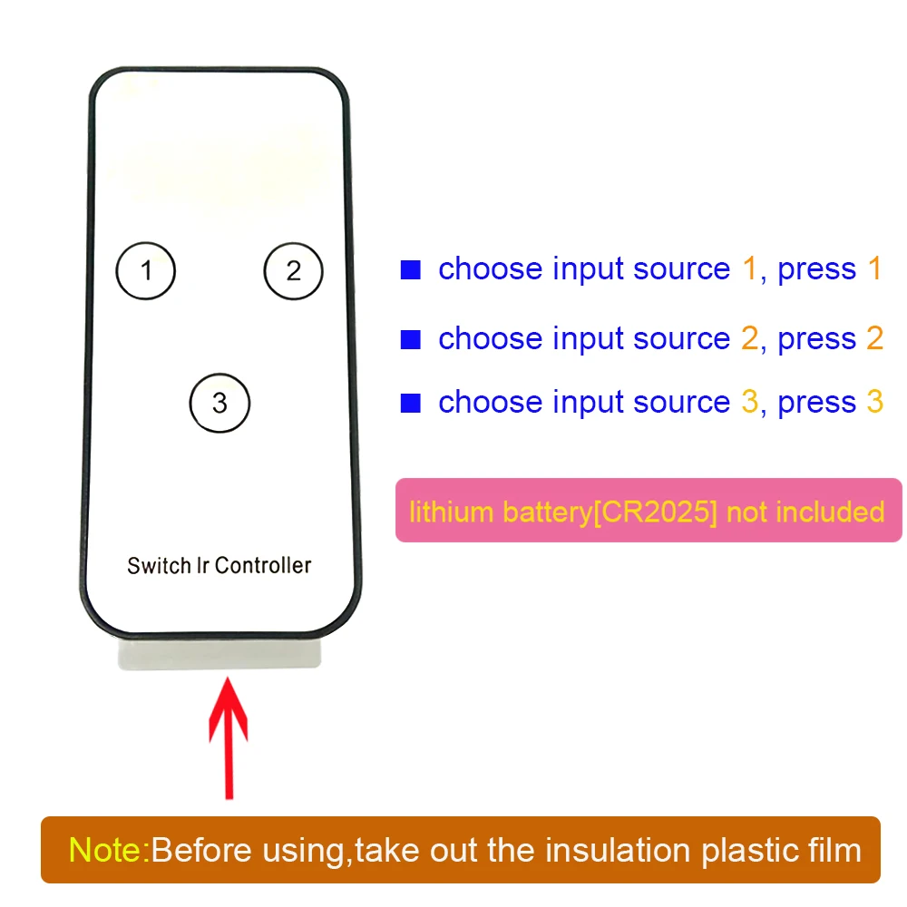 

EMK SPDIF TOSLINK Switcher 3x1 with IR Remote Digital Optical Audio Switch Selector Box 3 Way for DVD ps4(3 Inputs to 1 Output)