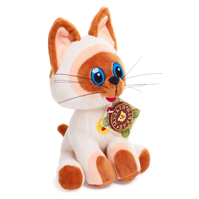 Мягкая музыкальная игрушка Котёнок Гав 23 см | Игрушки и хобби