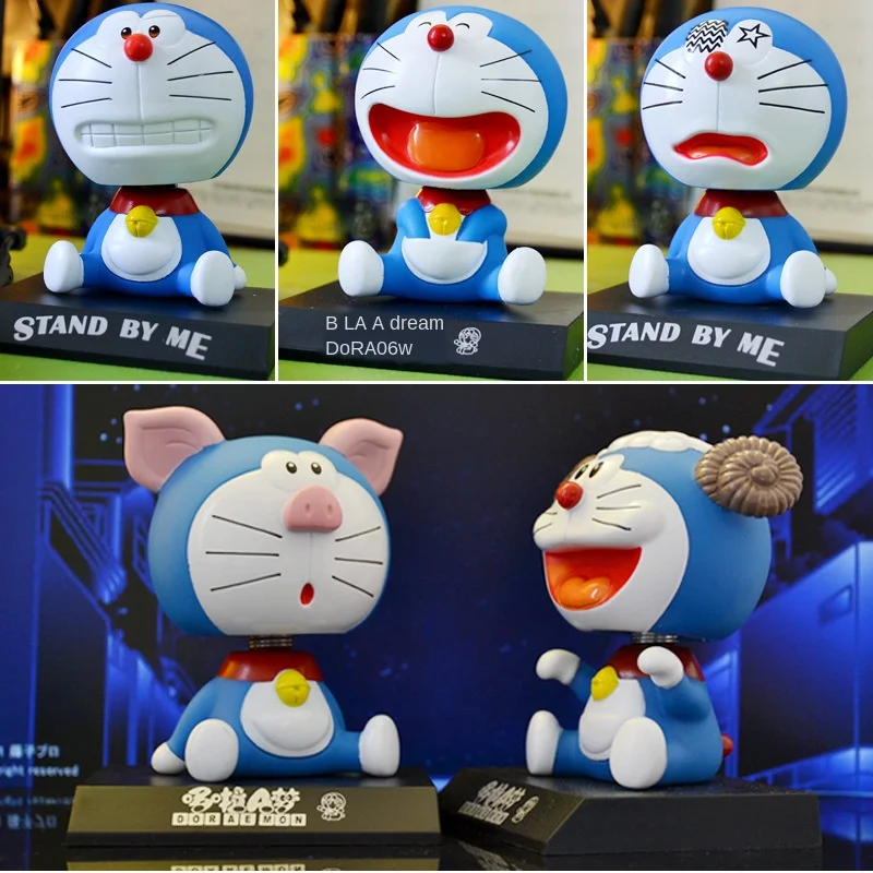 Веб-знаменитости синий толстый мультфильм без головы фигурка украшение