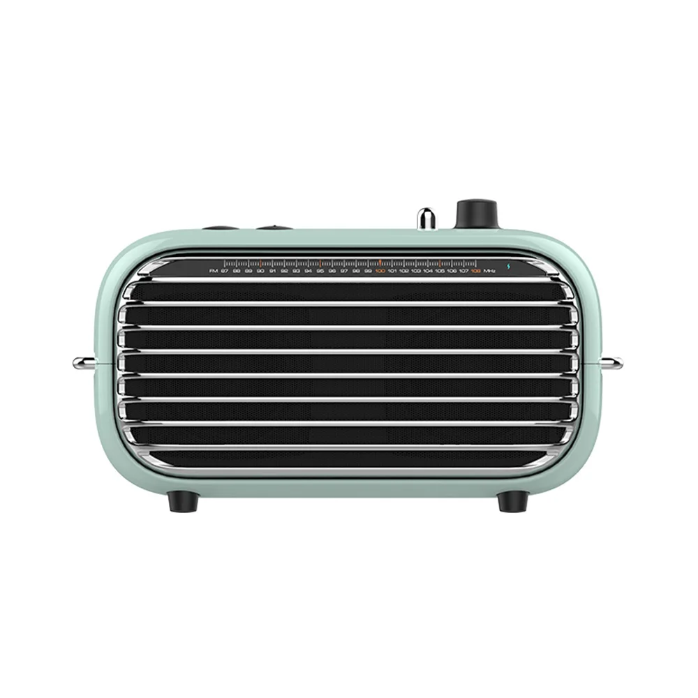 Blue Xiaomi LOFREE Bluetooth динамик Мода ретро легкий портативный fm-радио Bluetooth кабель двойной режим смарт 2 беспроводной динамик - Цвет: Blue