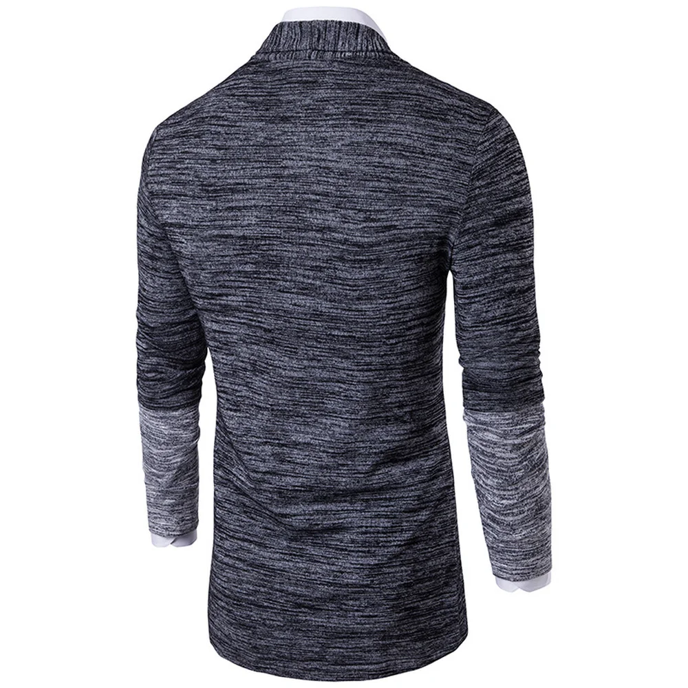 Covrlge Mens Sweaters Long Sleeve Cardigan Male Pull Style Cardigan Clothings Fashion Casual Men Knitwear Sweater Coats MWK047