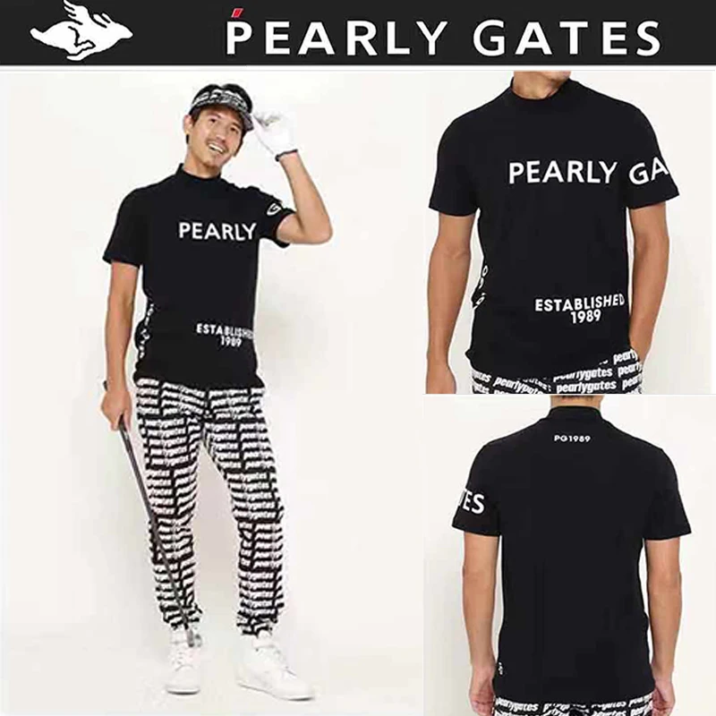 

Golf Men's short sleeve t-shirt summer quick dry breathable Polo shirt sport casual shirt 2021