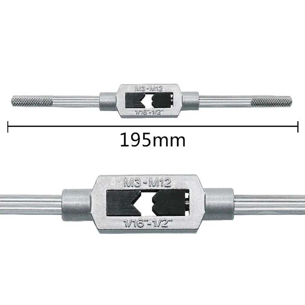 

8pcs Tap Drill Set Hand Tapping Wrench Tools Metric Screw Thread Tap Twist Drill Bit Wrench Set M3 M4 M5 M6 M8 M10 M12