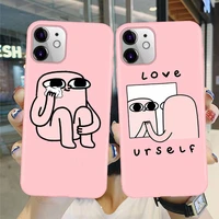 cartoon funny big eyes ketnipz phone case for iphone 11 12 pro max x xs max xr pink case for iphone 7 8 6 6s plus se2020