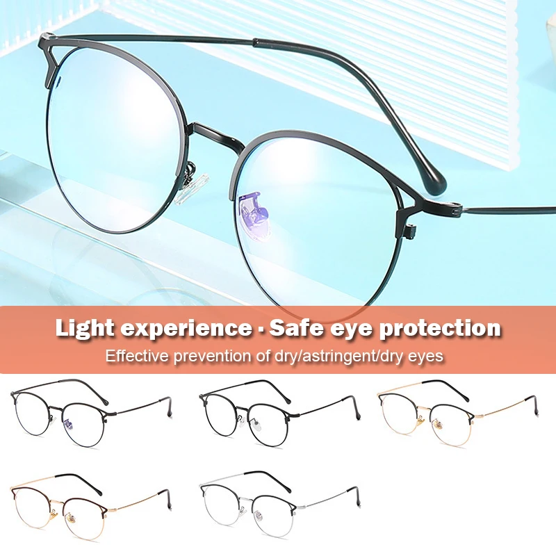

2021 Office Anti Blue Light Oversized Glasses Computer Women Blue Blocking Gaming Big Size Eyeglasses Antiblue Light Glasses