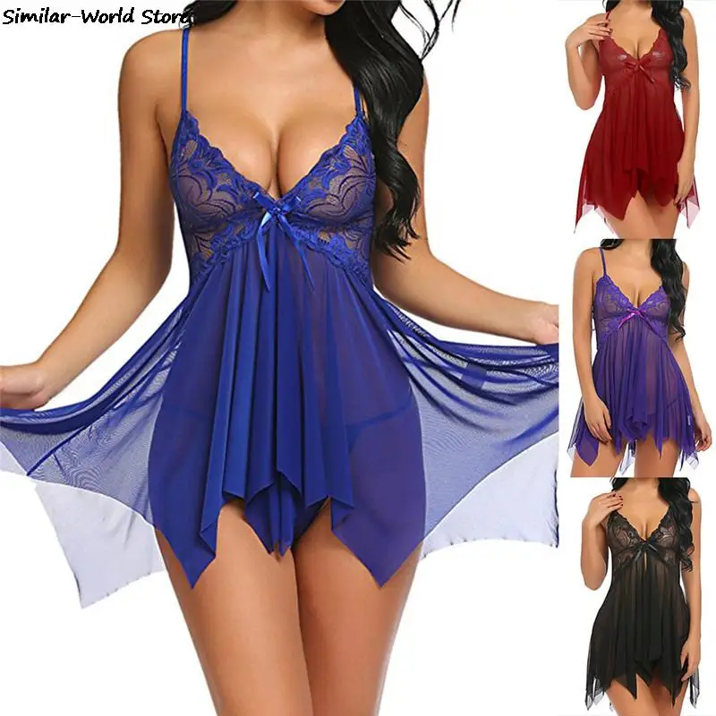 Женское сексуальное нижнее белье женское одежда для сна кружевное