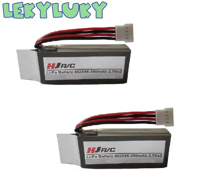 

7.4V 350mAh Lipo Battery 402545 2S for U819 U819A U945A U919 U919A RC Helicopter 3D Flip Drone RC Quadcopter Spare Parts 2pcs