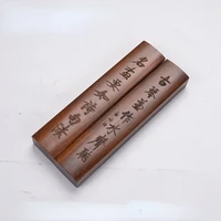 sandalwood brass inlaid paperweights chinese brush pen calligraphy painting gift paperweights wooden study room small ornaments
