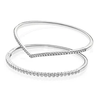 lr full diamond zircon love bracelet jewelry fashion design 925 silver bracelet women jewelry fashion gift for girlfriend and fa