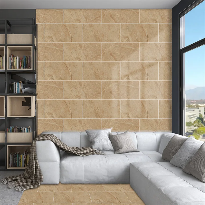 

4PCS Marble Pattern Kitchen Renovation Stickers Waterproof Oil Proof Bathroom Countertop Thickened PVC Wall Stickers Home Decor